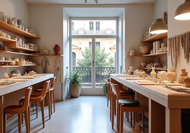 Il laboratorio Fiume Creations in Via Guglielmo Saliceto a Roma