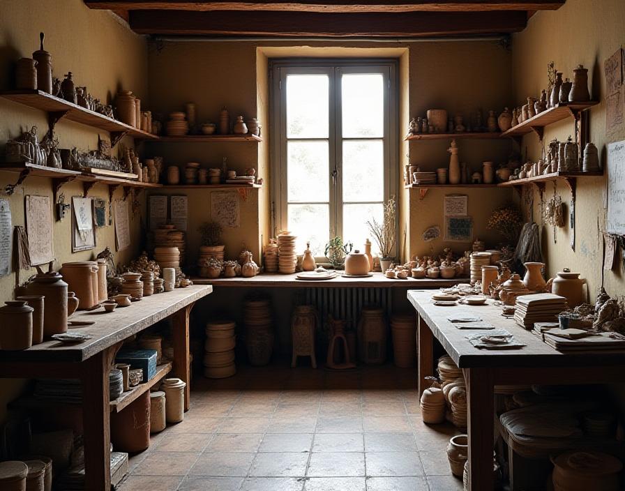 Il laboratorio artigianale di Fiume Creations a Roma